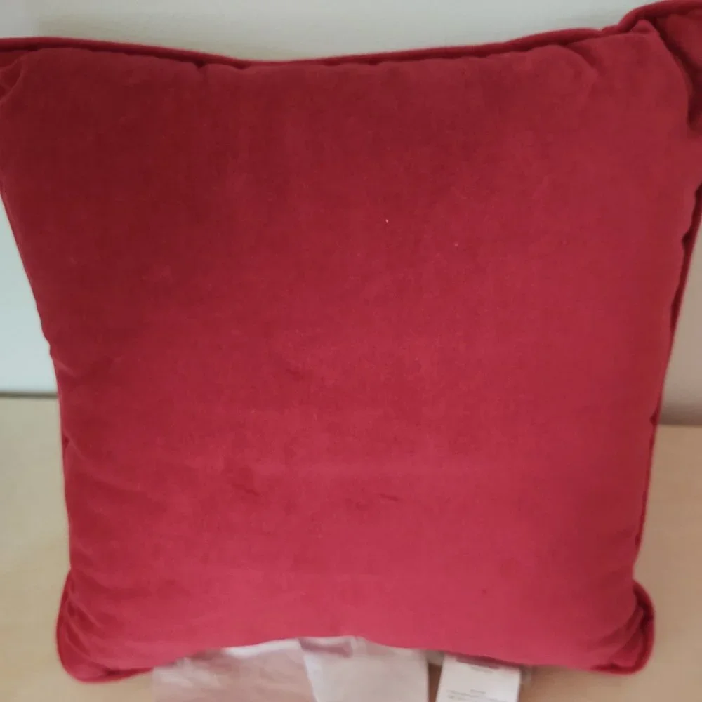 Pottery Barn Santa Pillow